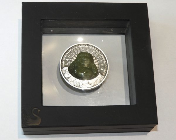 1 Dollar Tuvalu 2019. Argent 999. 1Oz. Bouddha Rieur. The Perth Mint Australia – Image 6