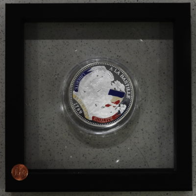 Médaille ARGENT 999. 155gr. A la Bastille. Que le règne de l'égalité commence. 500ex – Image 8