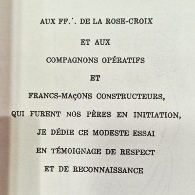 Manuel interprétatif du Symbolisme Maçonnique. Amélie André-Gédalge. 1987 – Image 2