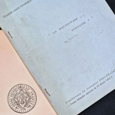 Lot de 10 livres sur la Franc Maçonnerie: Au Féminin. Pourquoi. Humanisme. Héliades. Cibola... – Image 6
