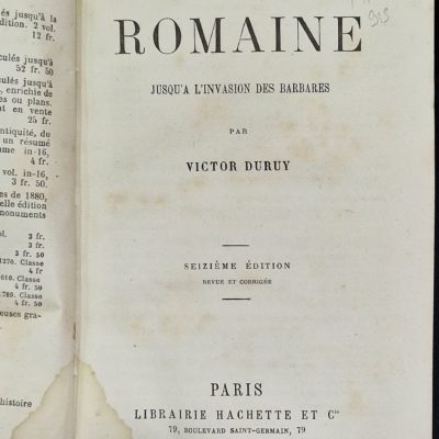 HISTOIRE ROMAINE jusqu'à l'invasion des Barbares. Victor DURUY. 1884 – Image 3