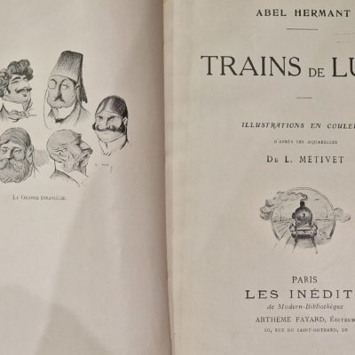Modern Bibliothèque. Train de luxe. L'ile de volupté. Chants du soldat. 1907. 450 pages – Image 2