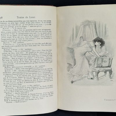 Modern Bibliothèque. Train de luxe. L'ile de volupté. Chants du soldat. 1907. 450 pages – Image 7