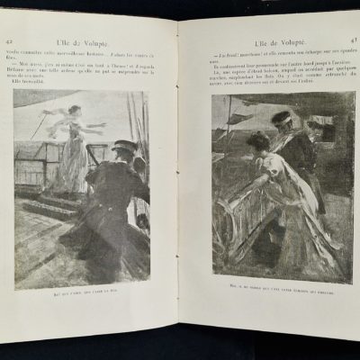 Modern Bibliothèque. Train de luxe. L'ile de volupté. Chants du soldat. 1907. 450 pages – Image 6