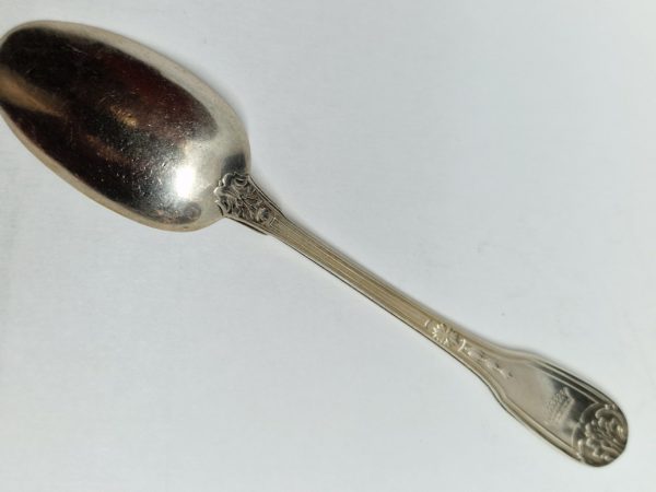8 Cuillères à Café ou à Thé. Argent Massif Minerve. ARMORIEES à la Couronne. 202 grammes – Image 4