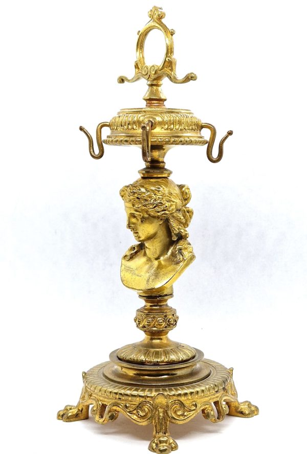 Porte montre Gousset. Bronze XIX° Signé HP. Très Bel état – Image 4