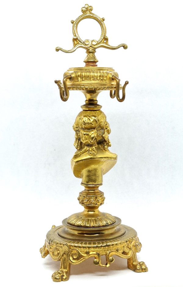 Porte montre Gousset. Bronze XIX° Signé HP. Très Bel état – Image 3