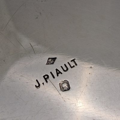 Plat Argent Minerve. 720 g. XIX°. J.Piault.  Armorié d'une Couronne Ducale – Image 6