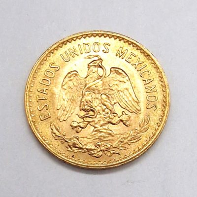 Pièce OR. 5 PESOS MEX OR. 4,1 g. OR 900°/°°. Mexique. 1955. Gold coin. – Image 5