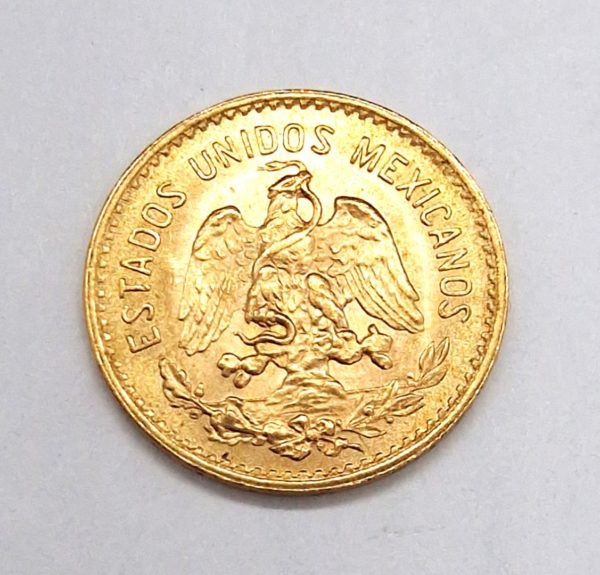 Pièce OR. 5 PESOS MEX OR. 4,1 g. OR 900°/°°. Mexique. 1955. Gold coin. – Image 5