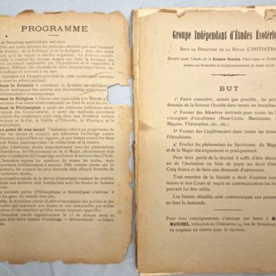 ∴ L'initiation, Hypnotisme, Théosophie, Kabbale, Franc Maçonnerie, Sciences occultes 1890 – Image 3