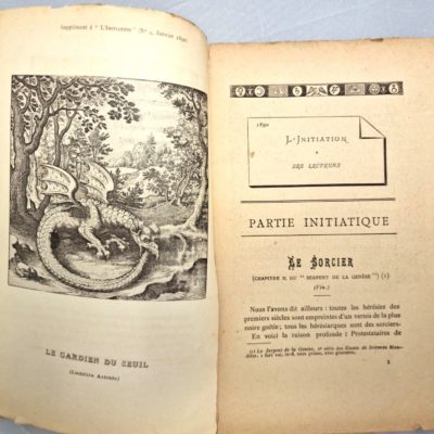 ∴ L'initiation, Hypnotisme, Théosophie, Kabbale, Franc Maçonnerie, Sciences occultes 1890 – Image 2