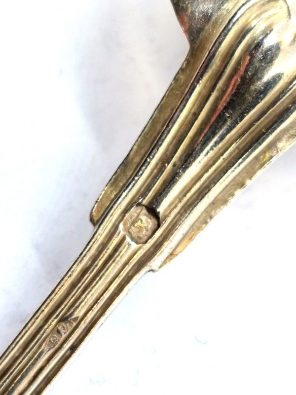 6 Cuillères à café. FILET. Argent Massif. poinçons Minerve. Parfait état – Image 5