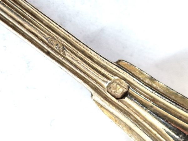 6 Cuillères à café. FILET. Argent Massif. poinçons Minerve. Parfait état – Image 8