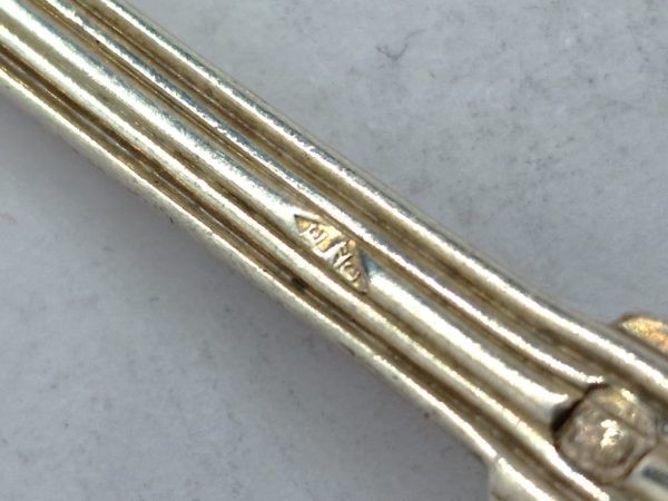 6 Cuillères à café. FILET. Argent Massif. poinçons Minerve. Parfait état – Image 7