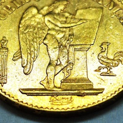 20 Francs OR. GENIE. 1878A. TTB. Monnaies OR Investissement – Image 3