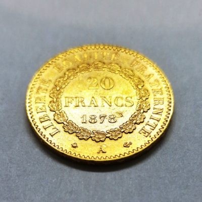 20 Francs OR. GENIE. 1878A. TTB. Monnaies OR Investissement – Image 5