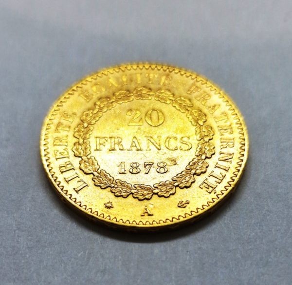 20 Francs OR. GENIE. 1878A. TTB. Monnaies OR Investissement – Image 5