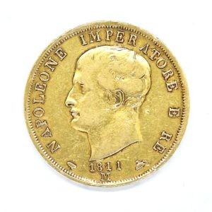 40 LIRE 1811 M. OR. 900°/°° 12,9 gr. ITALIE . – Image 4