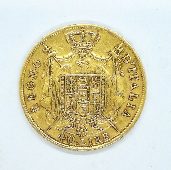 40 LIRE 1811 M. OR. 900°/°° 12,9 gr. ITALIE . – Image 6