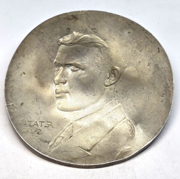 Médaille ARGENT. 142 grammes. Léopold III Roi des Belges 1935. P. TURIN – Image 3