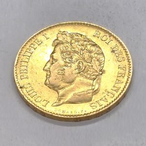 40 Francs OR. Louis PHILIPPE - Roi des Français - 1833 A. TTB