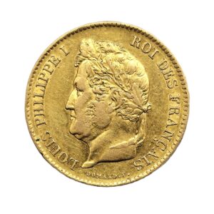 40 Francs OR. Louis PHILIPPE - Roi des Français - 1833 A. TTB – Image 3