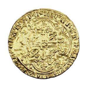 Ecu d'OR. 1365 Charles V Le Sage. Franc à pied. Monnaie Royale. Féodale – Image 4