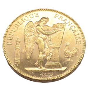 50 Francs OR. Génie 1904 A. 16,1 gr. 50.000 exemplaires – Image 2