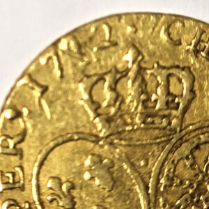 LOUIS D'OR. Louis XV Roi de France. 1742. Louis XV au bandeau. 8.15 grammes. TTB – Image 3