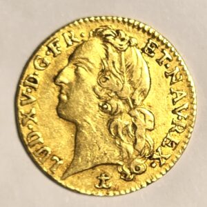 LOUIS D'OR. Louis XV Roi de France. 1742. Louis XV au bandeau. 8.15 grammes. TTB