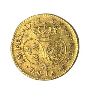 LOUIS D'OR. Louis XV Roi de France. 1732 A. Louis XV aux lunettes.