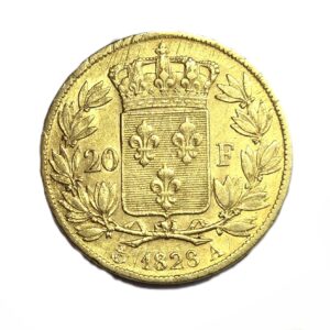 Pièce OR 20 Francs. CHARLES X - Roi de France - 1828 A. SPL