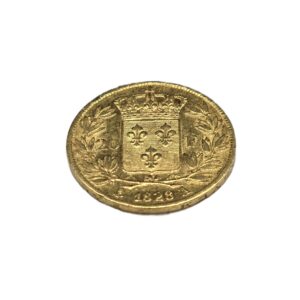 Pièce OR 20 Francs. CHARLES X - Roi de France - 1828 A. SPL – Image 5