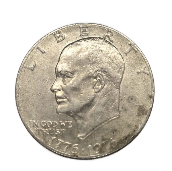 USA 1$. ONE DOLLAR 1976. Eisenhower. CUNI 22,6 gr – Image 2