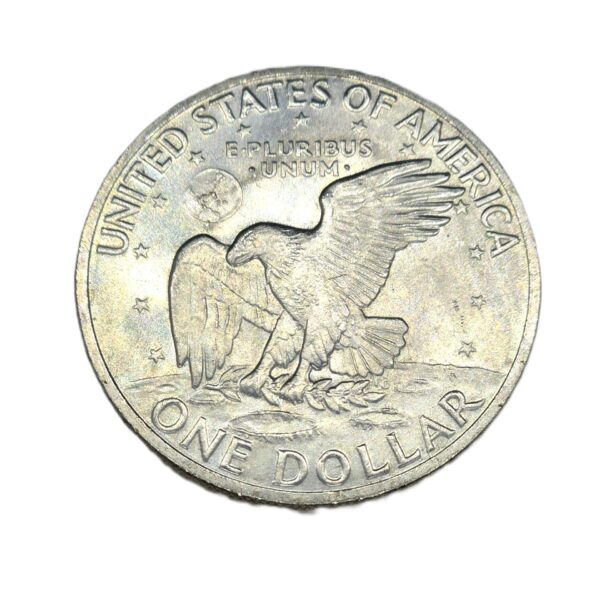 Silver Coin. USA 1$. ONE DOLLAR 1971 S. Eisenhower. LIBERTY. In GOD we trust – Image 3