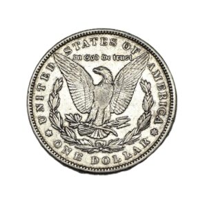 1 US Dollar 1885. Argent 900°/°°.SILVER COIN ONE US $. – Image 2