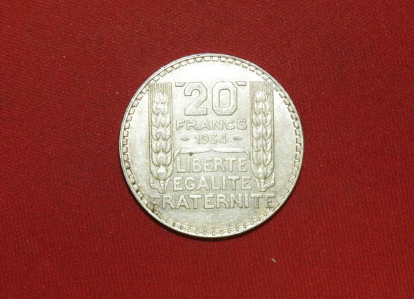 20-Francs-Turin-ARGENT-680-1934-TTB-Poids-20-Grammes-274170017380-3