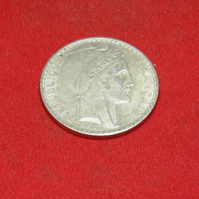 20 Francs Turin. ARGENT 680°/°°  - 1934 - TTB - Poids 20 Grammes – Image 5