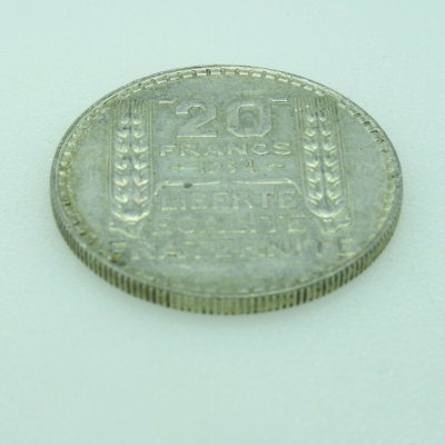 20 Francs Turin. ARGENT 680°/°°  - 1934 - TTB - Poids 20 Grammes – Image 6
