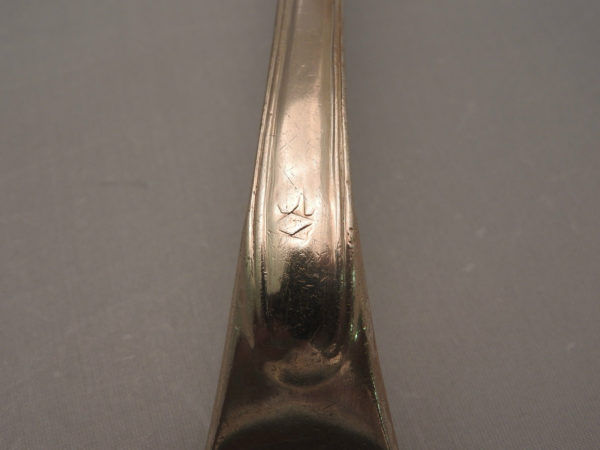 LOUCHE-ARGENT-MASSIF-209-gr-Argenterie-FILET-Poinon-VIEILLARD-18191838-273209348060-8