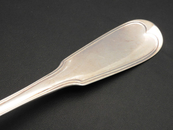 LOUCHE-ARGENT-MASSIF-209-gr-Argenterie-FILET-Poinon-VIEILLARD-18191838-273209348060-9