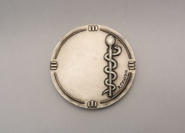 Médaille BRONZE ARGENTE. 193 gr. 1988. Centre HOSPITALIER Régional de CAEN. – Image 4