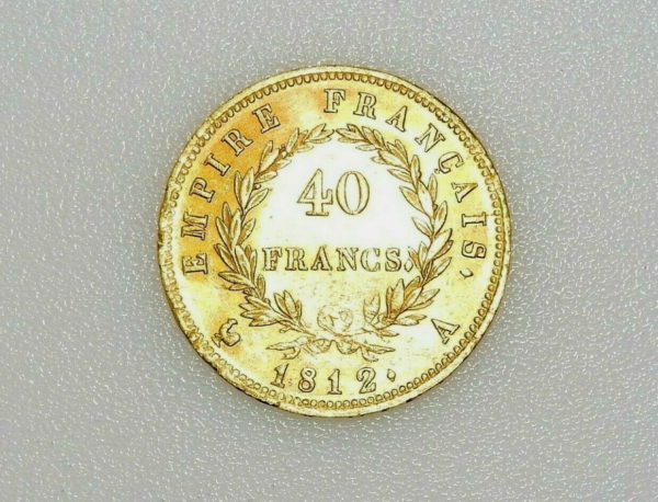 Piece-OR-40-Francs-Napoleon-Empereur-1812-A-TTB-DROZ-TIOLIER-XIX-274193826780
