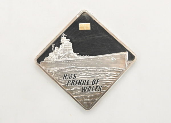 Medaille-ARGENT-67-gr-10-HMS-Prince-of-Wales-Marine-Republique-de-Palau-283538594711