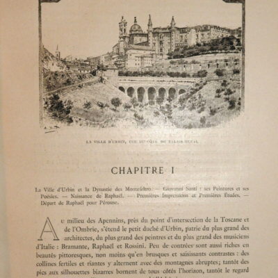 RAPHAEL. Sa vie, son oeuvre & son temps par E.MUNTZ. 1900. 30x21,8cm. 386 Pages – Image 6