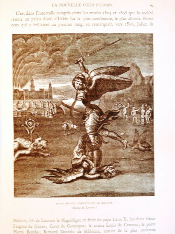 RAPHAEL. Sa vie, son oeuvre & son temps par E.MUNTZ. 1900. 30x21,8cm. 386 Pages – Image 7