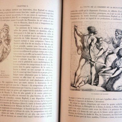 RAPHAEL. Sa vie, son oeuvre & son temps par E.MUNTZ. 1900. 30x21,8cm. 386 Pages – Image 9