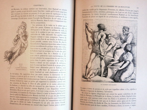 RAPHAEL. Sa vie, son oeuvre & son temps par E.MUNTZ. 1900. 30x21,8cm. 386 Pages – Image 9