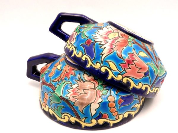 Service-Tete-tete-Caf-Th-Estampill-LONGWY-Faience-maille-TTBE-282824890031-7